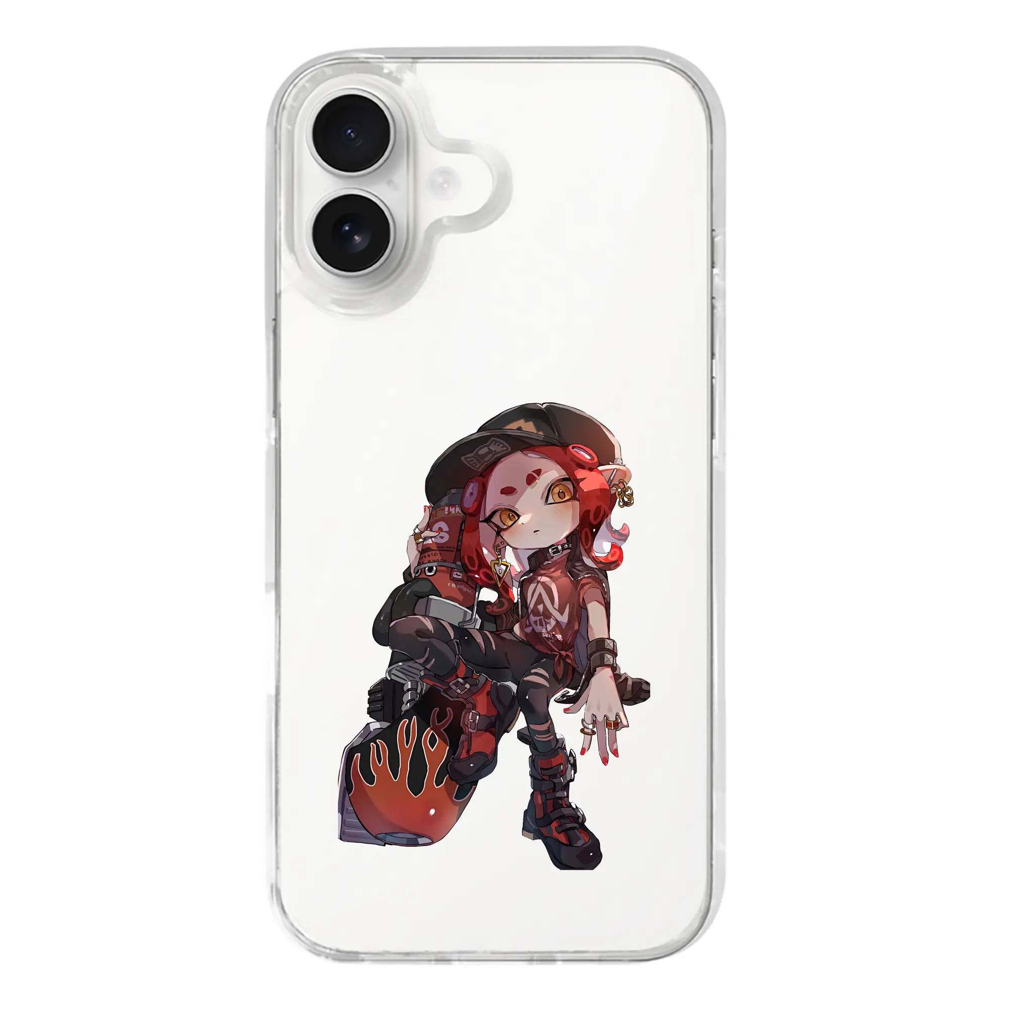 スプラトゥーン グッズ,インクリング - iPhone 17シリーズ 透明スマホケース – 薄型・耐衝撃・精密フィット保護カバー